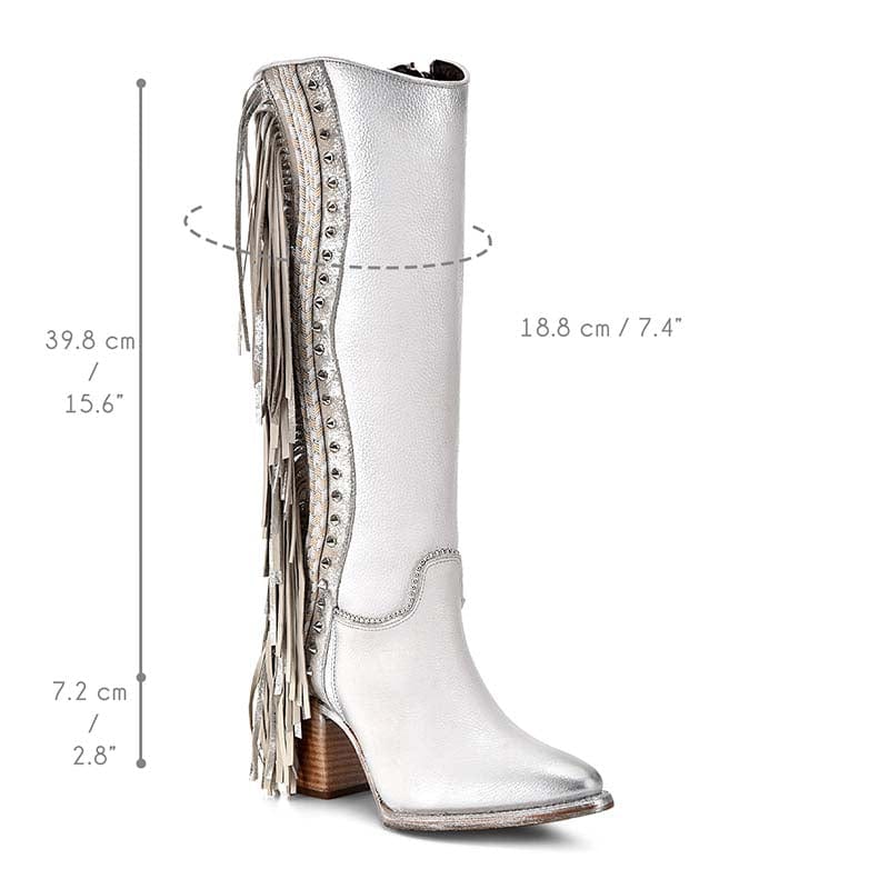 Bota Vaquera Cuadra La Reina Del Sur Blanco - Image 10