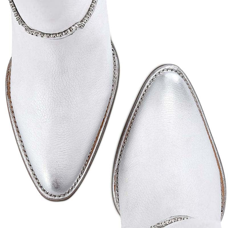 Bota Vaquera Cuadra La Reina Del Sur Blanco - Image 6