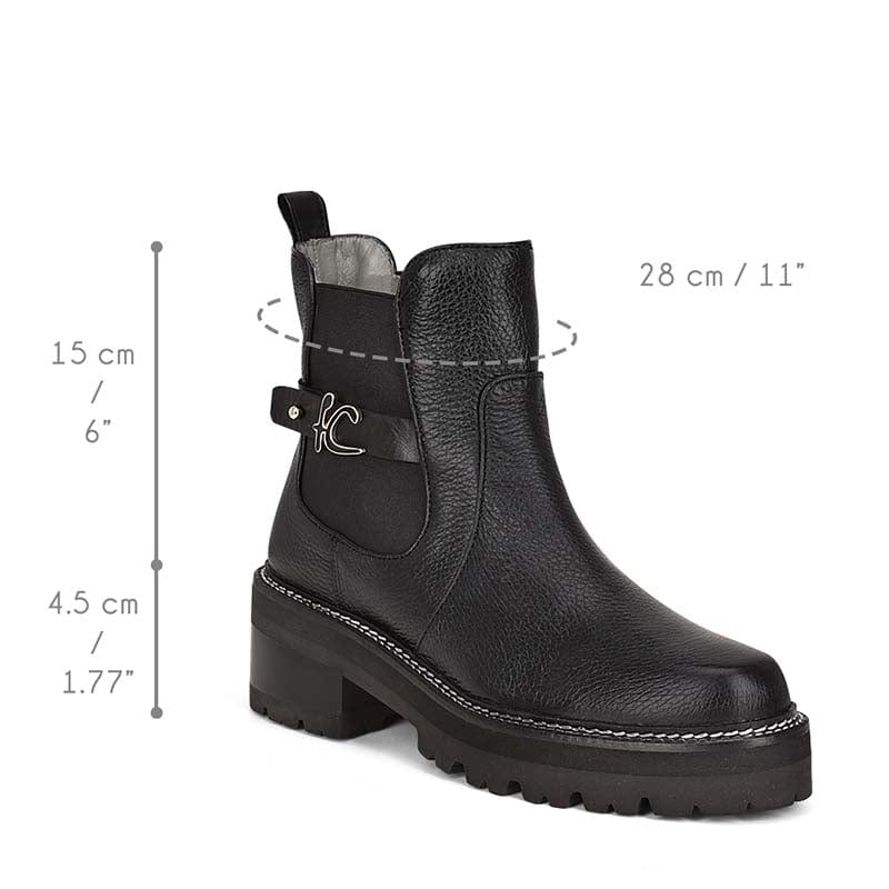 Botin Casual Cuadra Cataleya Negro - Image 10