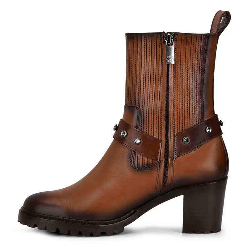 Botin Casual Cuadra Dalila Miel - Image 5