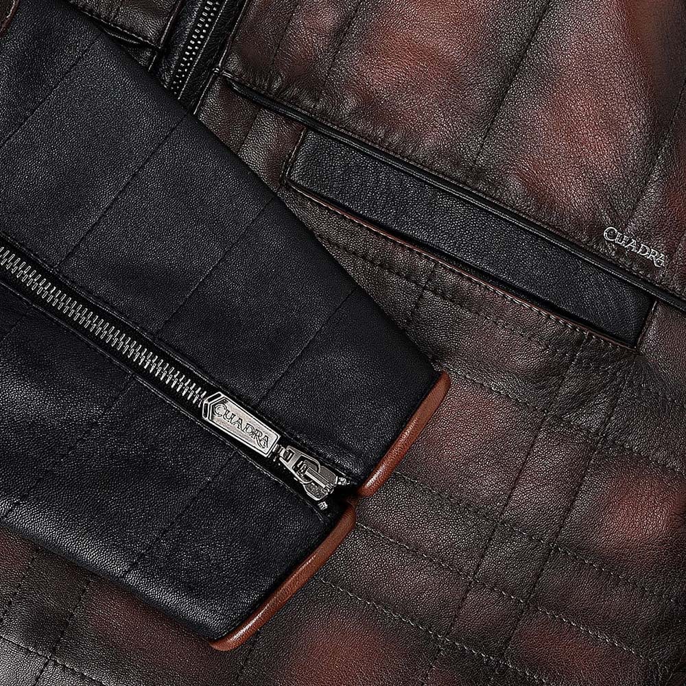 Chamarra Cuadra H308COB Cafe - Image 5