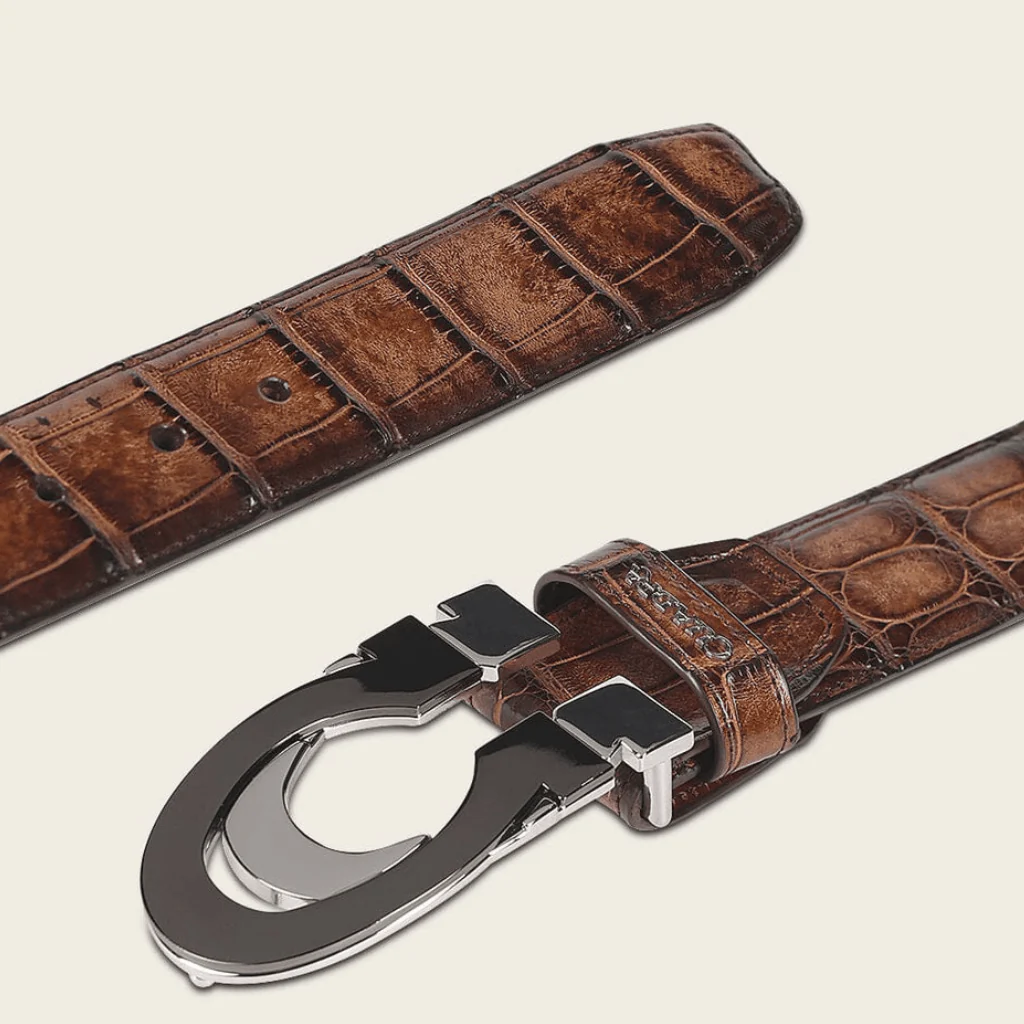 Cinturón Cuadra Gran Duque Alligator Honey - Image 3