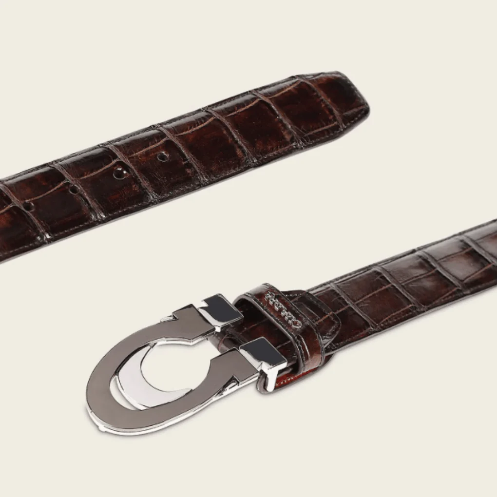 Cinturón Gran Duque Alligator Chocolate - Image 3
