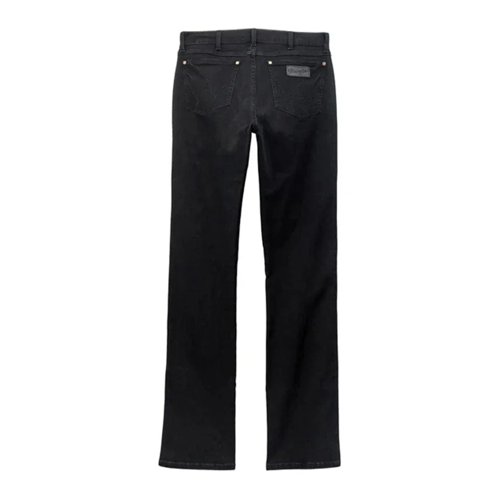 Pantalon Wrangler Retro Slim Straight in Blackwell 88MWZ - Image 7