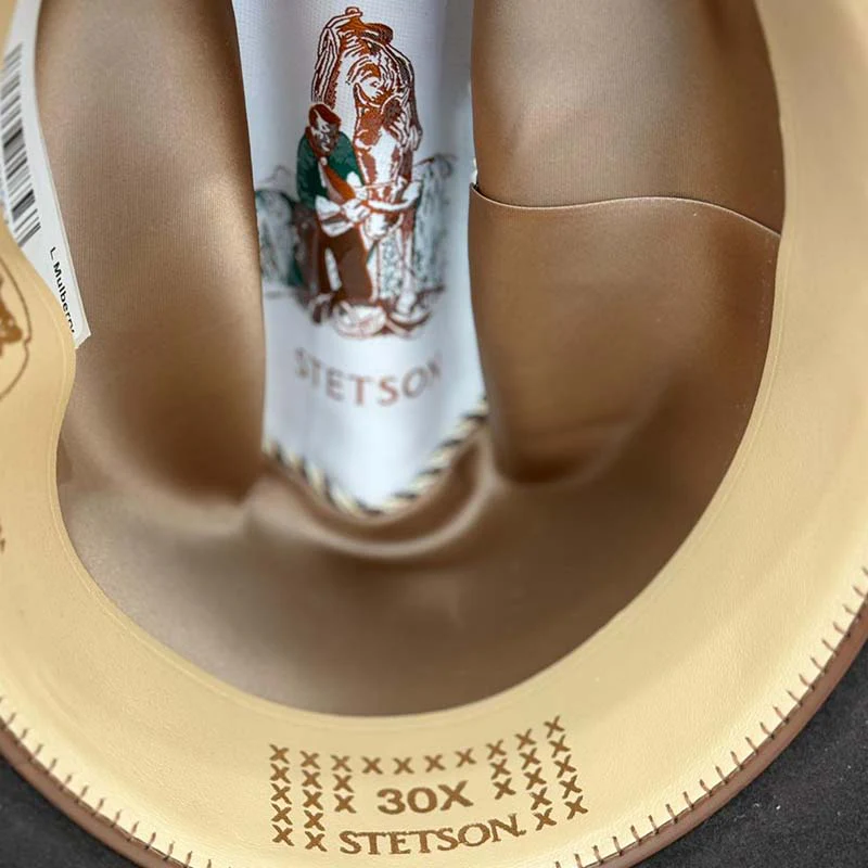 Texana Stetson 30x El Patron Mulberry Copa 5" - Image 3