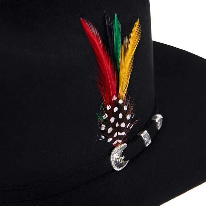 Texana Stetson Negra 10X Shasta Copa 5" - Image 4